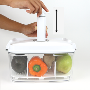 Food Vacuum Container Cold Heat Resistant Leak Proof Fruits Veggies Storage  Box Durable Vacuum Sealer Case with Air Pump