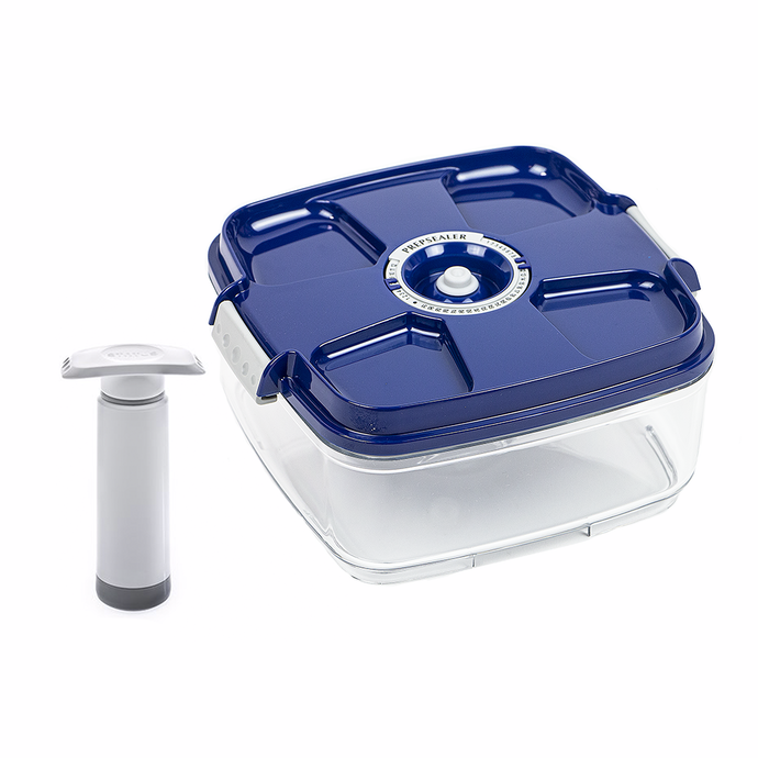 PrepSealer BPA-free Tritan Vacuum Container 5pc Set (0.5L,0.8L,1.2L,2L,Pump)