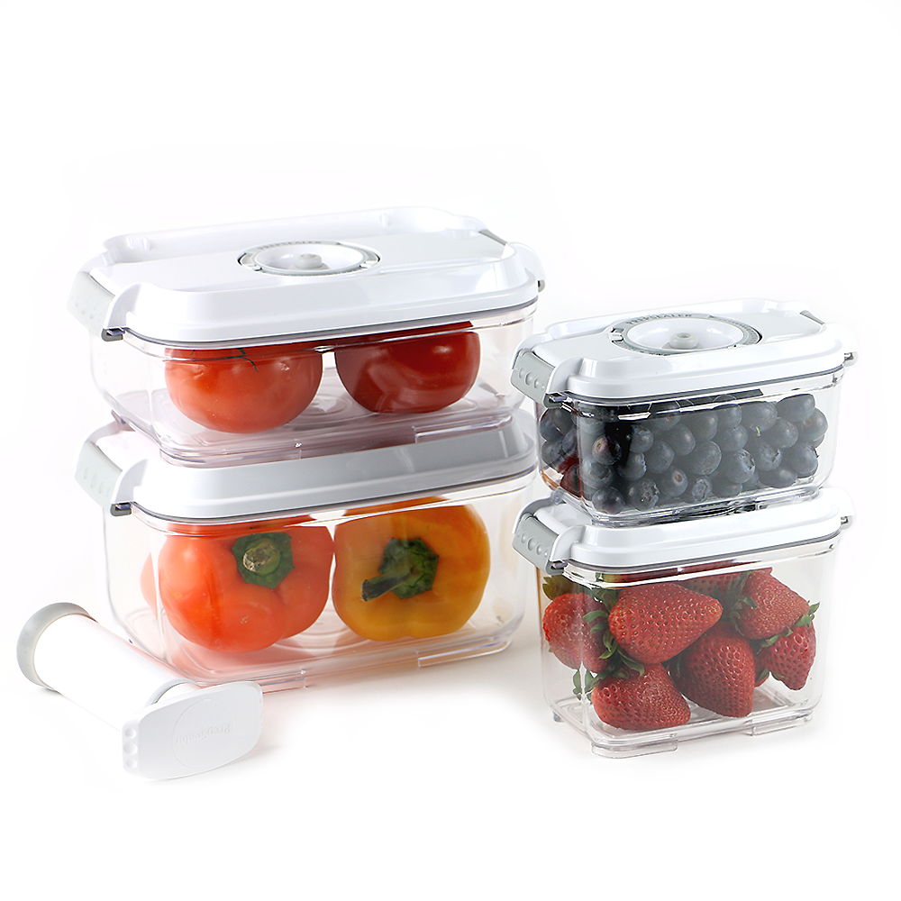 FoodSaver 5-Cup Vacuum Container Set With Lids (2-Pack) - Power